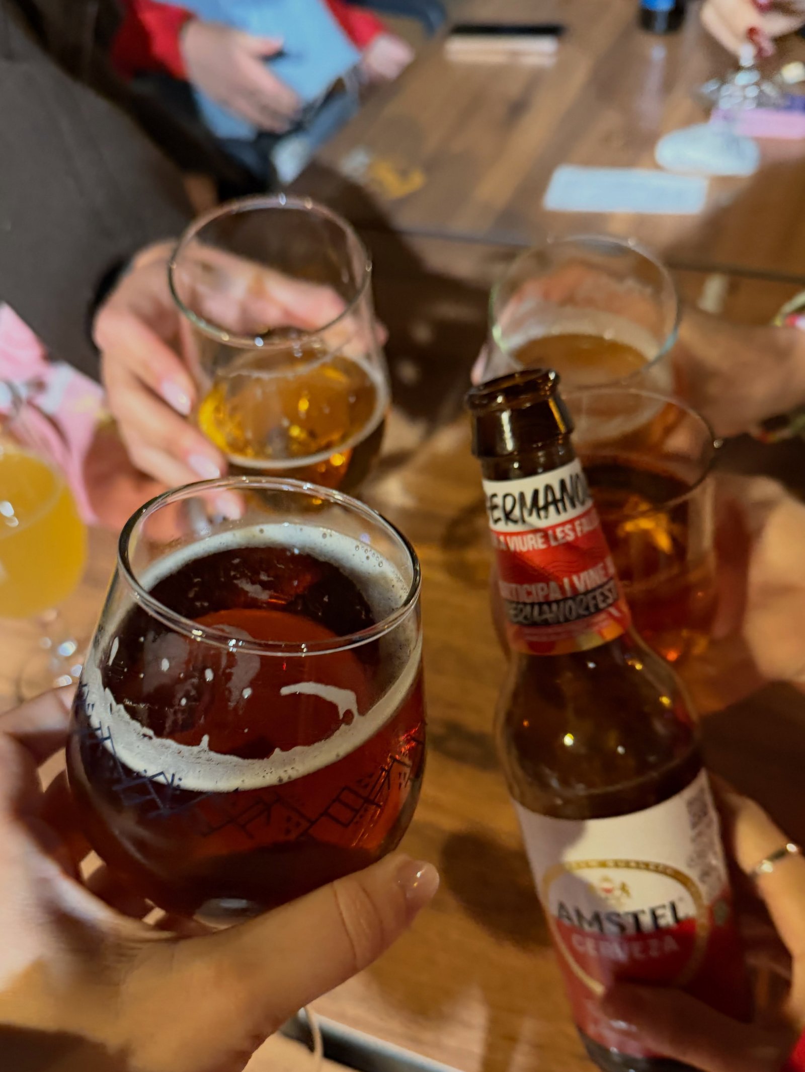 Brindis en la terraza